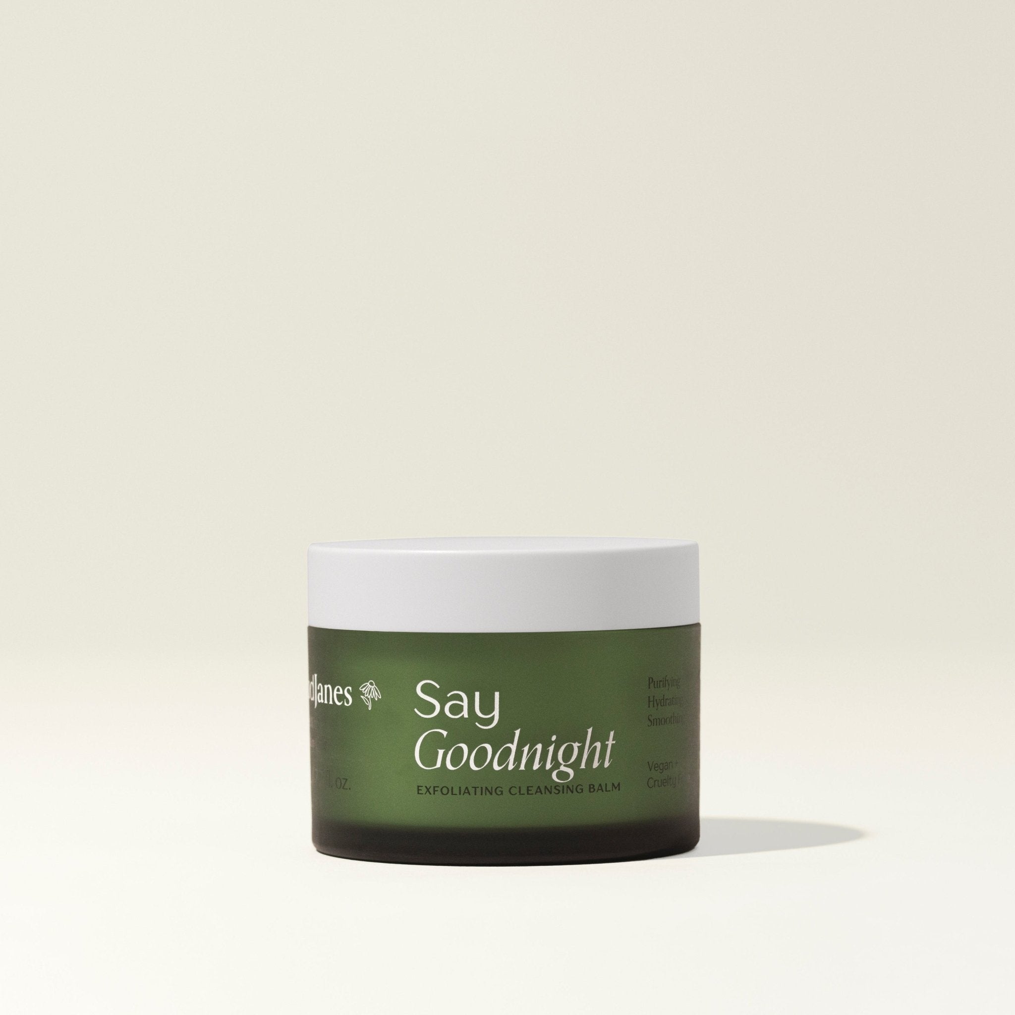 Say Goodnight Exfoliating Cleansing Balm Vegan Stem Cells - GoodJanes